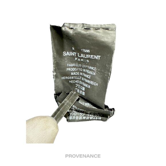 🔴 Saint Laurent Paris SLP Logo Hoodie - Distressed Black M - Picture 12 of 12